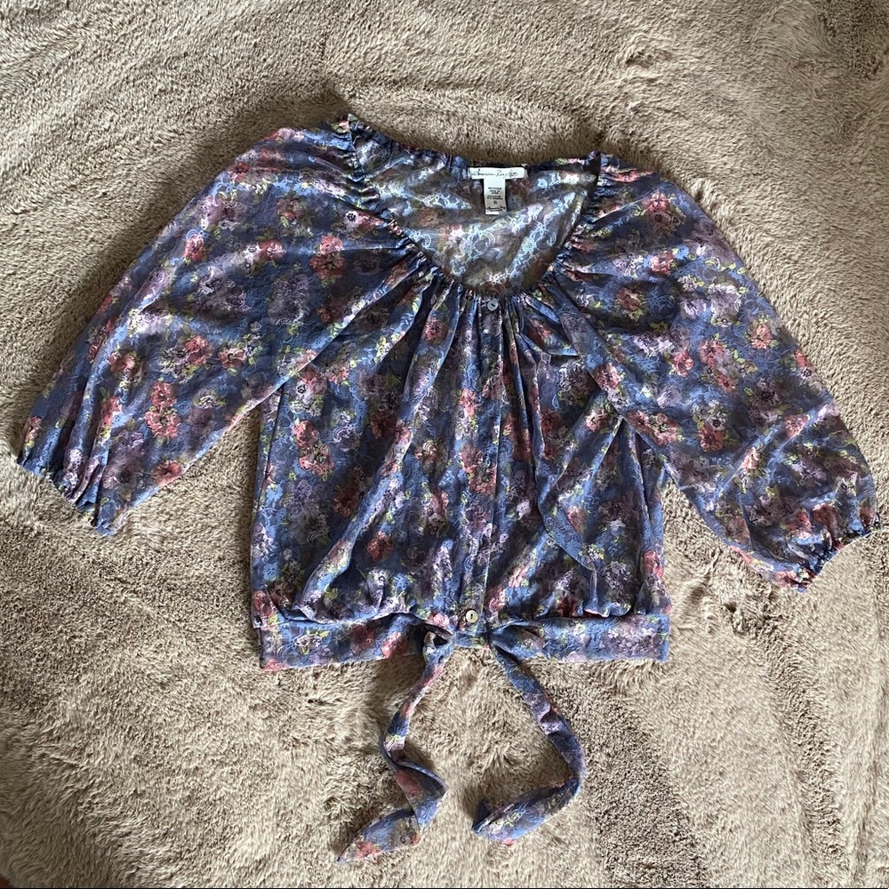 Sheer American Rag Top - Picture 6 of 10